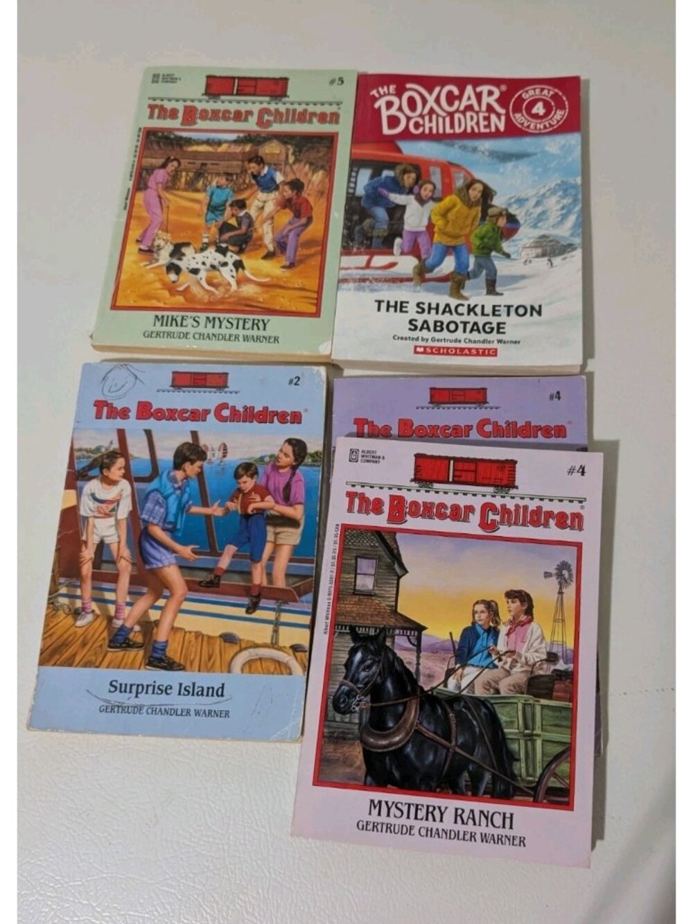 The Boxcar Children Lot of 5 books the Boxcar Children Mysteries